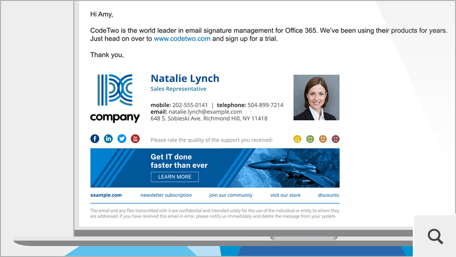 The program makes the process of managing email branding a breeze. Thanks to the possibilities it gives, you can make emails look professional and clean in all email clients.