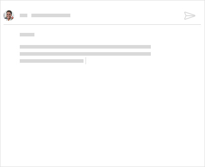 The signature is visible while composing an email message