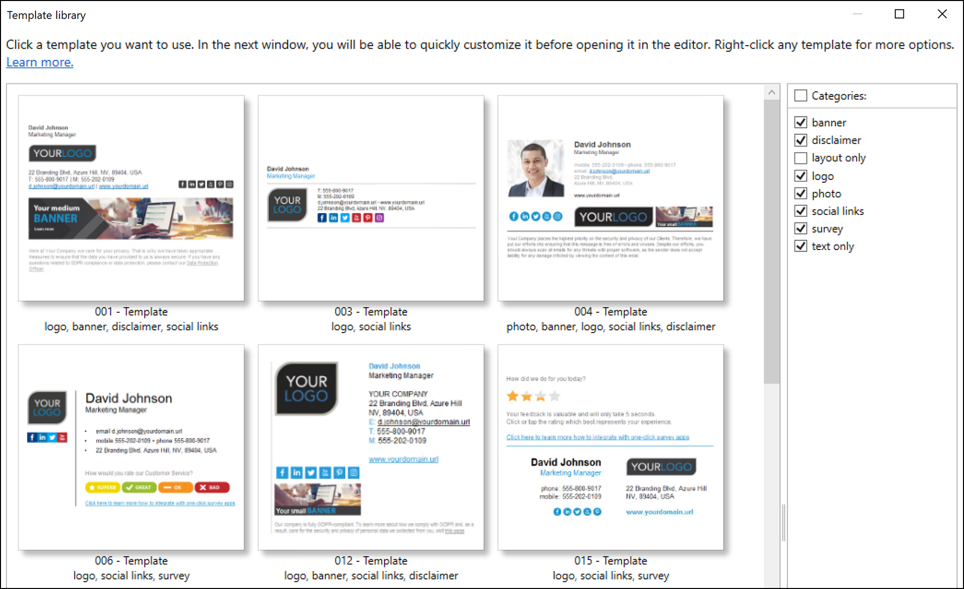 Codetwo Email Template CodeTwo Email Signatures On-prem - How does it work?