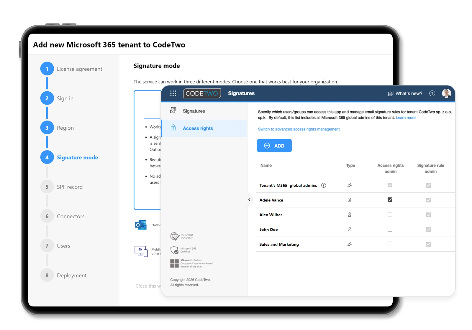 Fast deployment & easy delegation of tasks