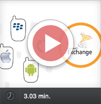 See how to sync iPhone, Android, Blackberry and similar devices with public folders on Exchange Server