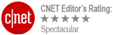 CNET - 5 stars award