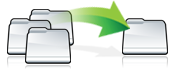 Many to One Exchange folders synchronization.
