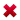 Red X no