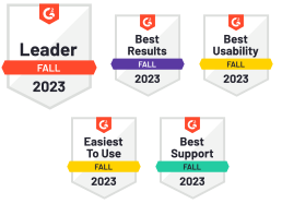 G2 Fall 2023 badges for CodeTwo tools