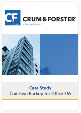 Case Study Office 365 Backup Crum & Forster