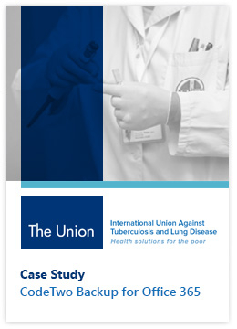 CodeTwo Backup for Office 365 - Case Study - The Union