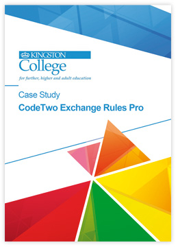 CodeTwo Exchange Rules Pro - Case Study by Kingston College