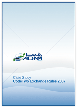 CodeTwo Exchange Rules Family - CS - Abu Dhabi Marine Operating Company