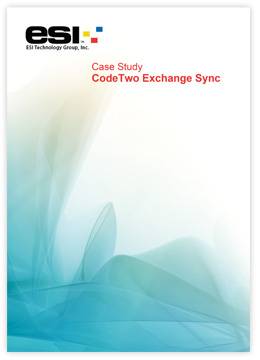 Case Study by ESI Technology Group - CodeTwo Exchange Sync