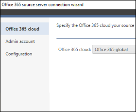 CodeTwo Office 365 Migration - Source Office 365 tenant connection