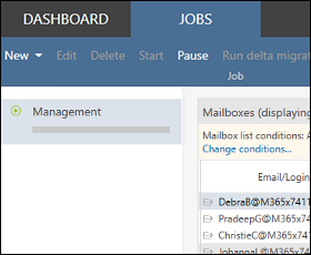CodeTwo Office 365 Migration - Main window