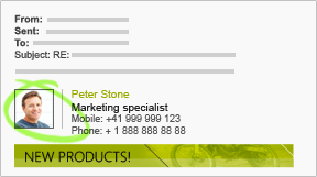 Images in signature added by CodeTwo are displayed properly in Outlook and OWA..