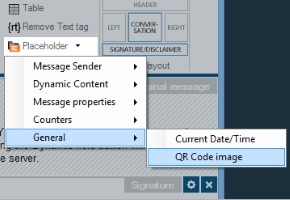 Dynamic placeholders in QR codes