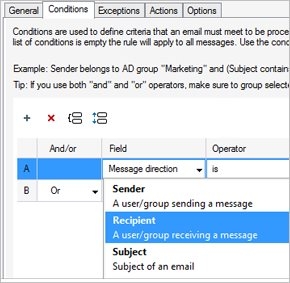 Rules properties
