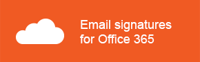 Button email signatures management for Office 365