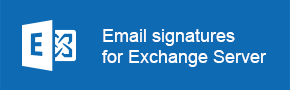 Email signatures management for Exchange