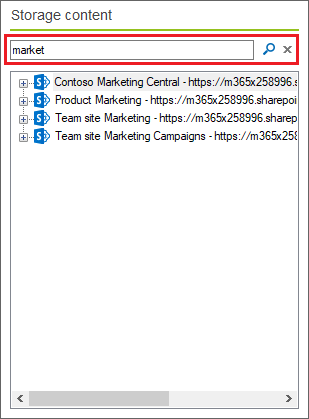 Backup SharePoint restore Search box