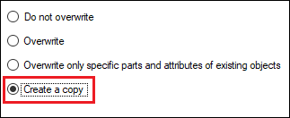 Backup SharePoint restore Overwrite item
