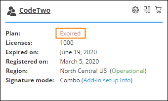 A tenant status that requires your attention.