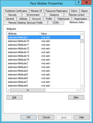 Edit user's custom attributes