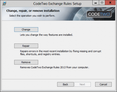 Managing the program's components.
