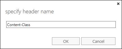 Adding the header name to the exception.