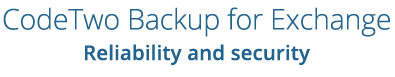 Backup for Exchange - Security header