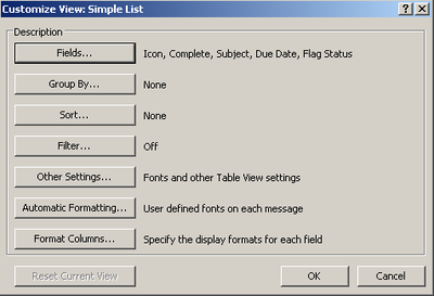 PF - Customize views.