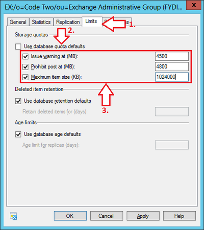 Addressing exceeded quota problem in Exchange Server