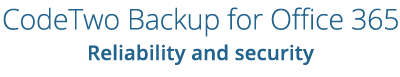 Backup for Office 365 - Security header