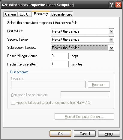 C2PublicFolders Properties