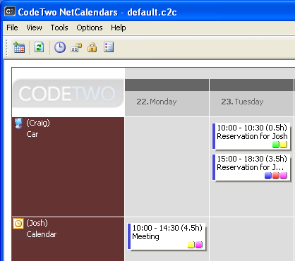 CodeTwo NetCalendars mobile