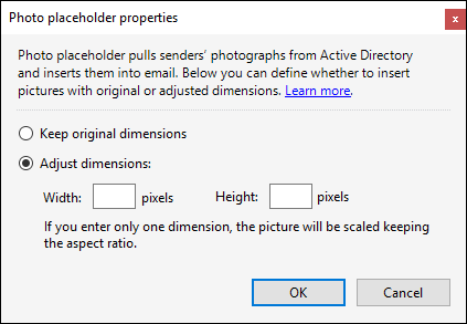 Editor - Photo placeholder