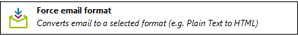 Force email format