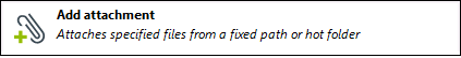 Add attachment
