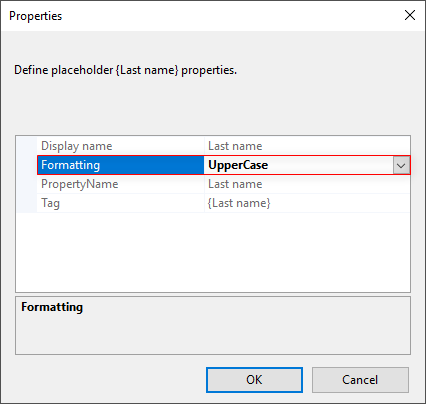 Placeholder names deals