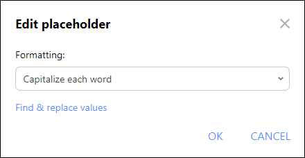 How to change the letter case of an Entra ID attribute value pulled into a placeholder.