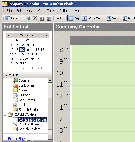 nieuw bestand in Outlook 2003