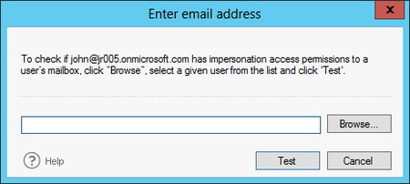 Email Signatures - Test O365 Admin's rights.