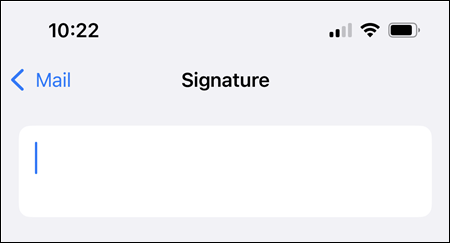 Checking the iPhone signature for unnecessary spacing.