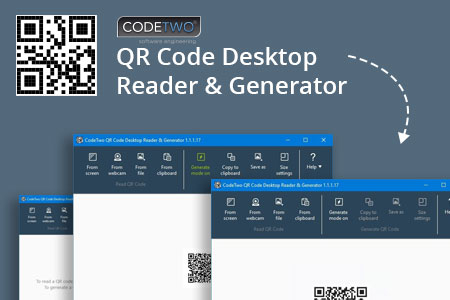 CodeTwo QR Code Desktop Reader and Generator