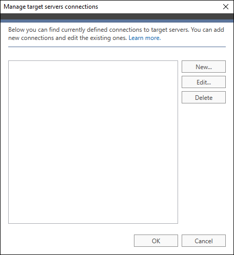 Exchange Migration Target connection