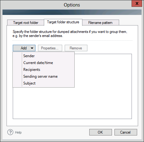 ER Pro 2.x - folder tree structure.