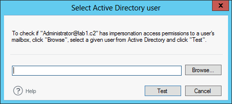 Email Signatures - Test OWA Admin's rights.