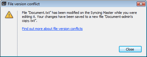 Public Folders - File version conflict.