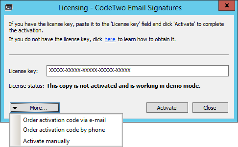 Email Signatures - Activation 2.