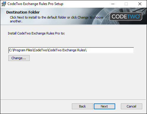 ER Pro installation 2 destination path