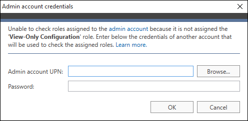 Exmigr troubleshooting View-Only Conf admin cred