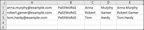 Exchange Migration - valid CSV file Excel